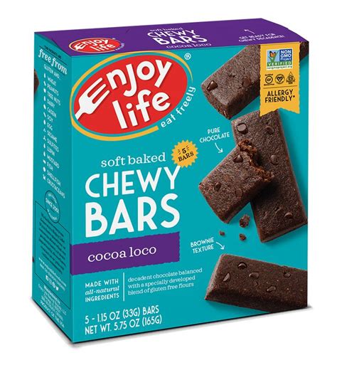 Chewy Bars Cocoa Loco Chewy Soft Bakes Unsweetened Chocolate