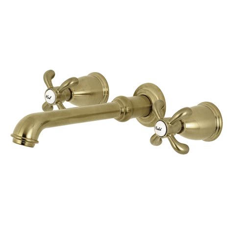 Top 10 best bathroom faucet for hard water reviews: Kingston Brass KS7127TX 8-Inch Center Wall Mount Bathroom ...