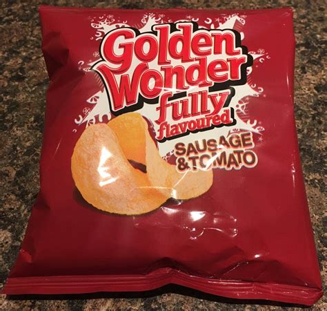 Foodstuff Finds Golden Wonder Sausage And Tomato Crisps Poundland By
