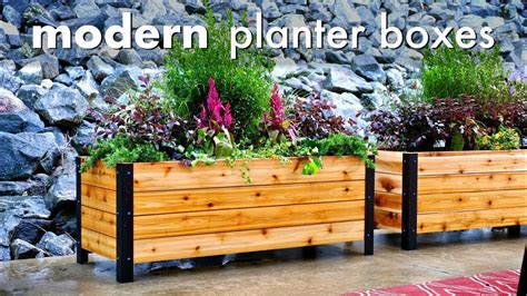 52 Diy Planter Box Plans That Are Easy To Make The Self Sufficient Living