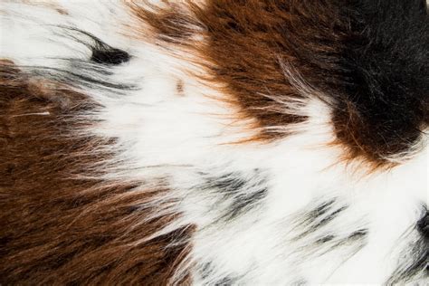 Imitation Cow Faux Fur Fabric By The Meter For Disguise Costumes