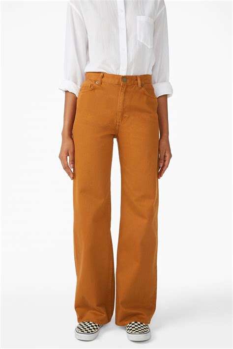 Yoko Dark Mustard Jeans Dark Mustard Jeans Monki