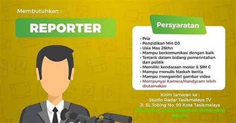 Info loker kesehatan tasikmalaya yang selalu update. Lowongan Kerja Radar Tasikmalaya 2020 Untuk Radar TV | Loker Karir