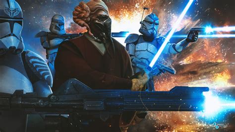 Artstation Star Wars The Clone Wars Plo Koon And The 104th Wolfpack