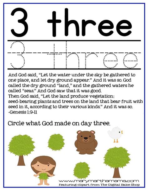 Creation Bible Story For Preschoolers Activity Pack Mary Martha Mama