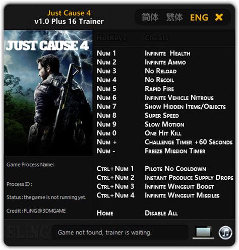 Just Cause 4 Trainer 16 V10 Fling Game Trainer Download Pc Cheat Codes