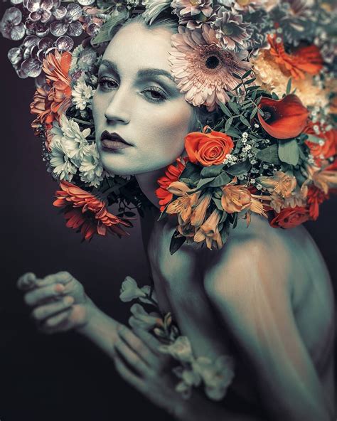 Creative Portrait Photography By Stefan Gesell On Instagram “flowers Danke Kc Flowers”