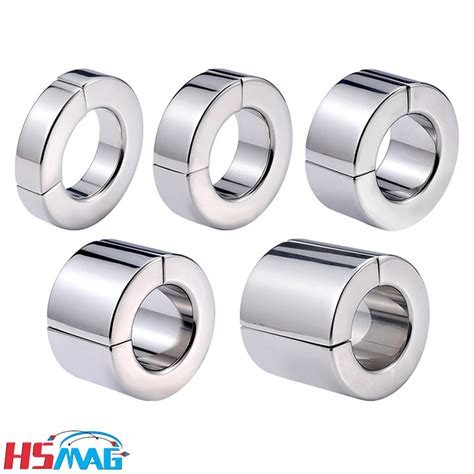 Heavy Duty Metal Magnetic Testicle Stretching Ring Ball Weights