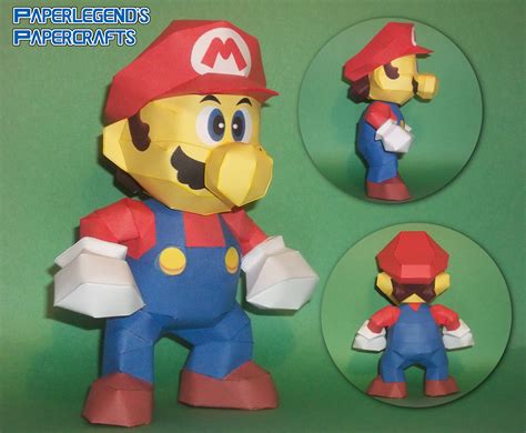Super Mario 64 Mario Mario Crafts Paper Crafts Super Mario