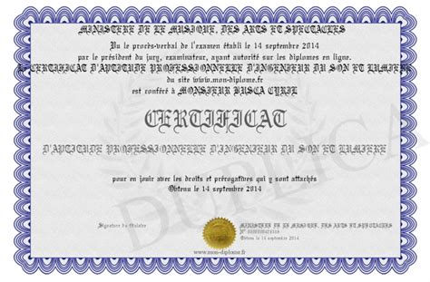 Certificat D Aptitude Professionnelle D Ingenieur Du Son Et Lumiere