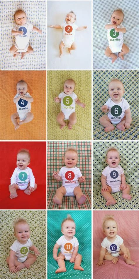 fotografiar ideas para fotos de bebes mes a mes foto 6 meses bebé globo