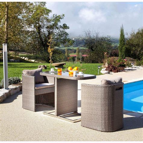Petit Salon De Jardin Pour Balcon | Table salon de jardin, Meuble