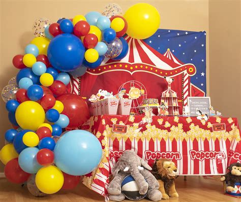 110pc 3 Sizes Circus Balloon Arch Kit And Garland For Carnival Party