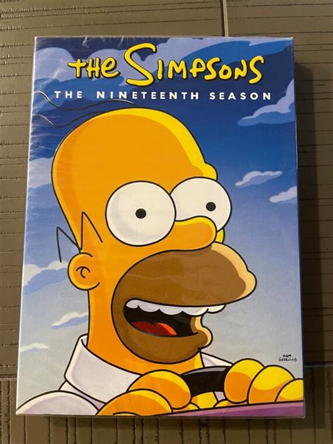 The Simpsons Nineteenth 19 Season Dvd Tv Series Etsy Canada