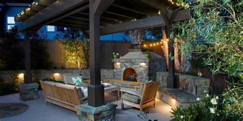 An Outdoor Fireplace Is All You Need To Keep Summer Going Huffpost
