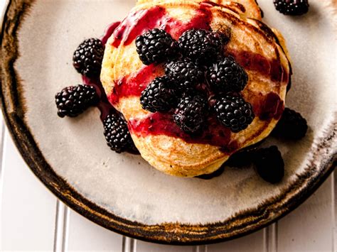 Blackberry Cornmeal Pancakes Recipe — The Old Mill
