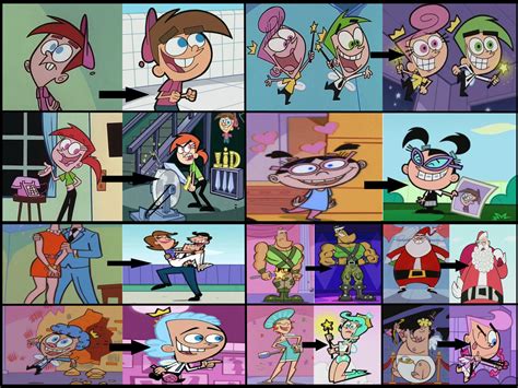 Past And Present The Fairly Oddparents Photo 35379113 Fanpop