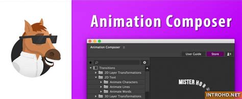 Animation Composer 294 Win Mac Mister Horse Intro Hd