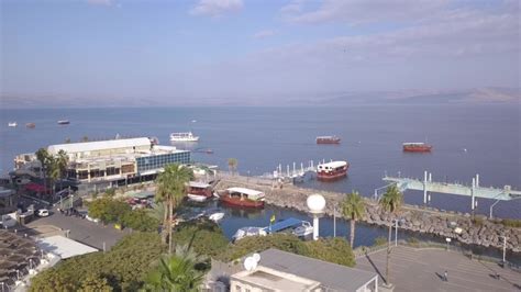 Landscape And Water At The Sea Of Galilee Israel Image Free Stock