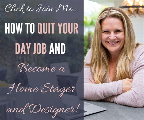 so you want to quit your day job and be a home stager