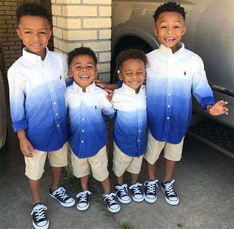 See Beautiful Photos Of Two Sets Of Identical Twin Boys