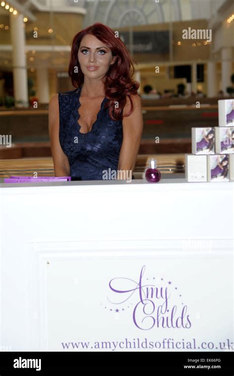 Towie Star Amy Childs Attends A Pop Up Event At Merry Hill To Promote
