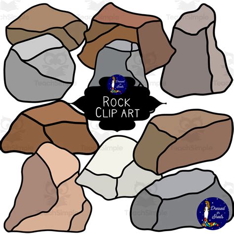 Rock Clip Art By Teach Simple