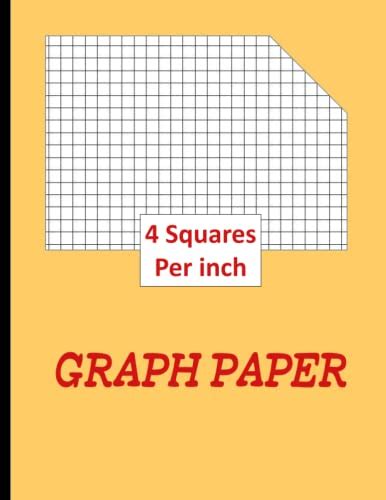 Graph Paper 4 Squares Per Inch Gra Paper Notebook For Architects And