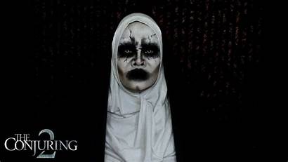 Conjuring Wallpapers Valak Scary Horror Face Makeup