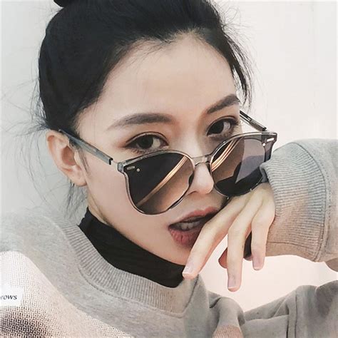 korean sunglasses men and women retro round frame sunglasses fashion trend sunglasses wish