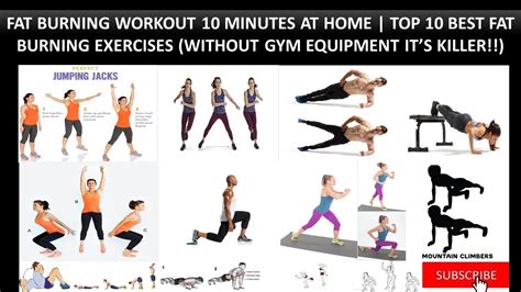 Fat Burning Workout Minutes At Home Top Best Fat Burning Exercises WITHOUT EQUIPMENT