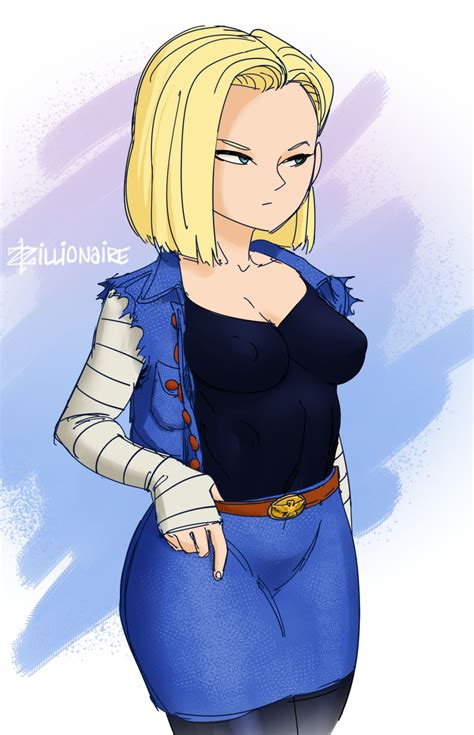 Android 18 By Zzillionaire On Deviantart