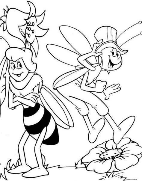 Here you can find many characters' coloring pages from anime and manga to download, print and color them online or offline with your family and friends. Coloring Page - Maya the bee coloring pages 24