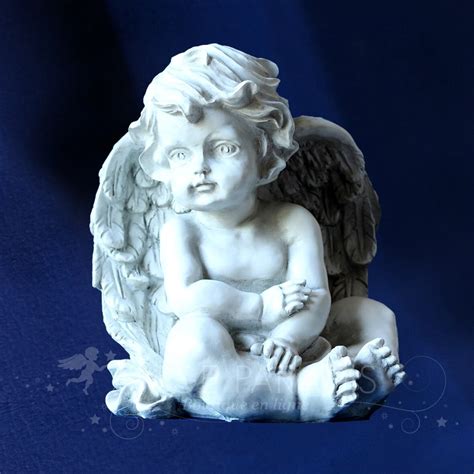 Statue Ange Blanc En Résine Sculpture Dange Statuettes Anges
