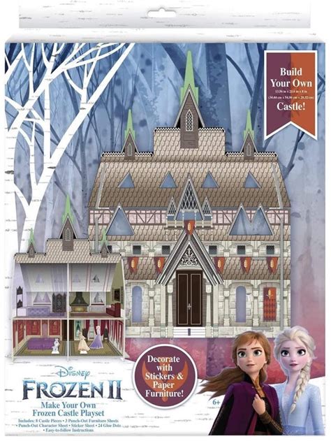 Disney Frozen 2 Make Your Own Castle Playset For Girls One Color One