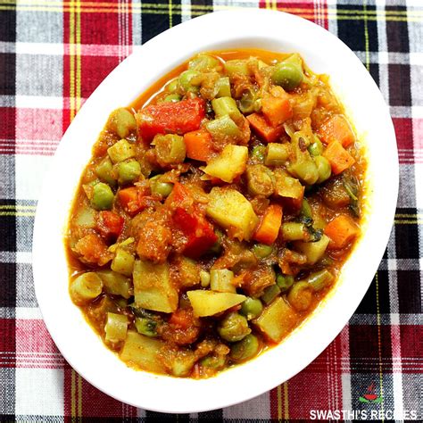 Vegetable Curry Recipe Swasthis Recipes