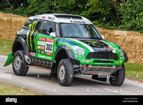 2017 Bmw Mini Countryman R60 Dakar Rally Car With Driver Mikko Hirvonen