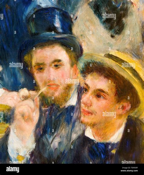 Pierre Auguste Renoir Detalle De La Danza En Le Moulin De La Galette