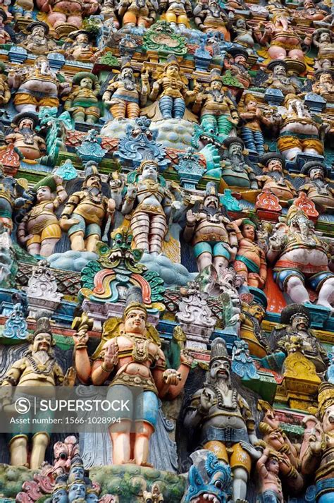 The West Gopuram Entrance Gateway To The Temple Enclosure Sri Meenakshi