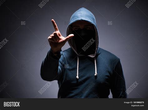 Man Wearing Hood Dark Image And Photo Free Trial Bigstock