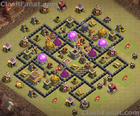 Top 1000 town hall 8 clash of clans bases. Town hall 8 base - Best TH8 layout Clash of Clans