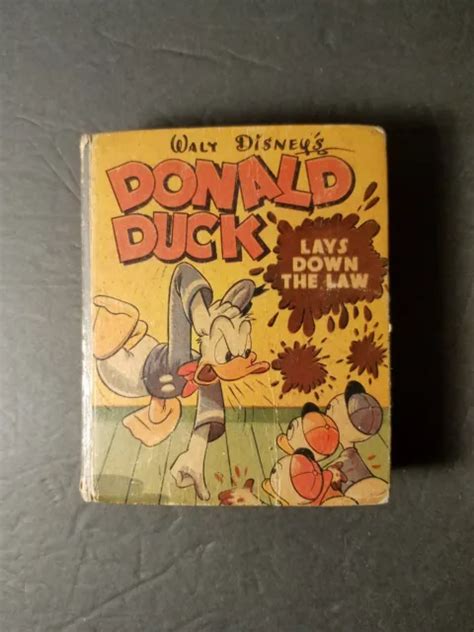 Walt Disney Donald Duck Lays Down The Law Better Little Book 1948 20