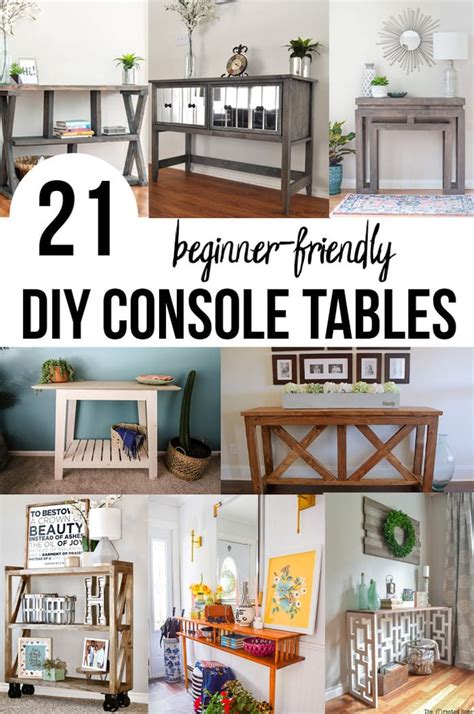 21 Beginner Friendly Diy Console Tables With Plans Anikas Diy Life
