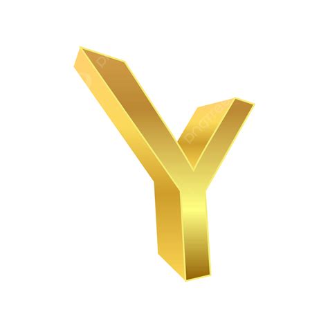Golden Alphabet Vector Png Images Golden 3d Alphabet Vector Design
