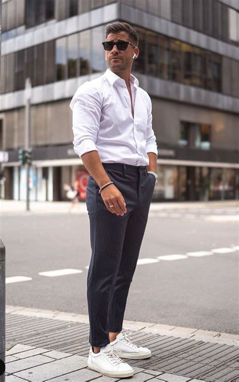 Black Casual Trouser Men S Fashion Trends With White Shirt Chino Pants Outfit Chino Cloth