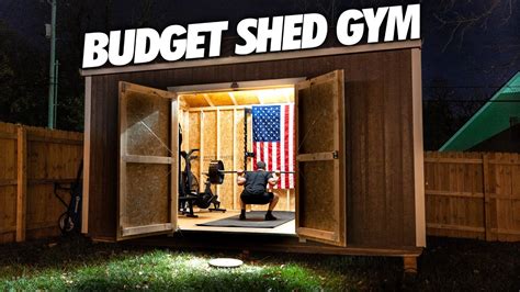 I Built A Budget Home Gym In A Backyard Shed Fit And Slim Videos