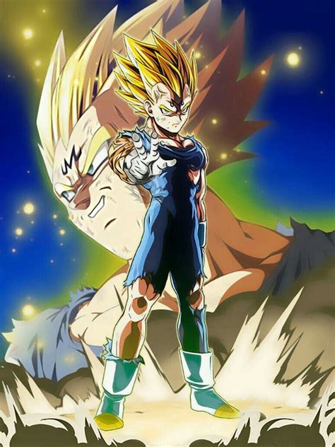Please choose one of the options below: Majin Vegeta (With images) | Dragon ball, Dragon ball art ...