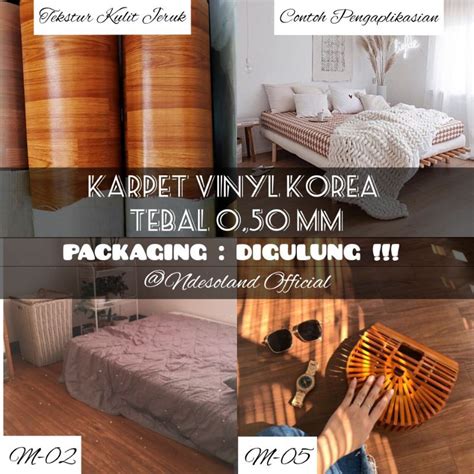 Vinyl motif kayu merupakan pelapis lantai yang menggantikan pemakaian karpet lantai yang bisa dipasang di lantai kayu maupun di atas ubin sehingga menjadi kelihatan mewah dan elegan dan mudah di bersihkan, tidak seperti pemakaian karpet lantai yang mudah menyerap atau lantai. KARPET LANTAI VINYL KOREA IMPORT TEBAL 0,50 MM MOTIF KAYU ...