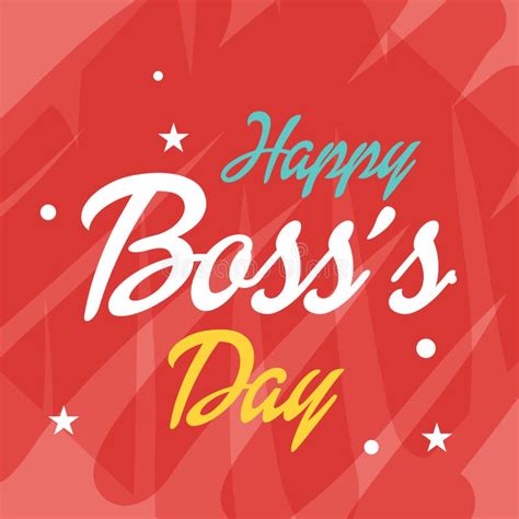 Happy Boss S Day Stock Illustration Illustration Of Boss 101637049
