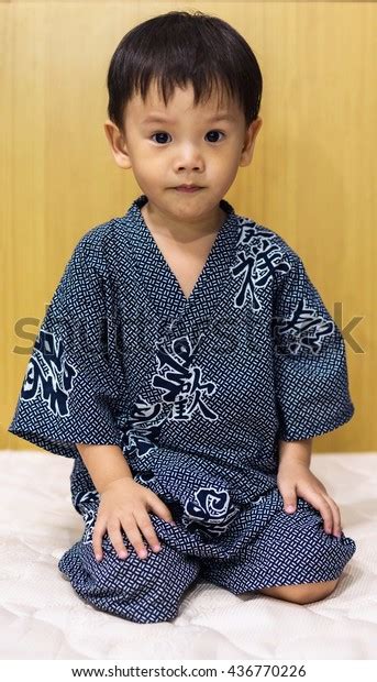 Cute Asian Boy Yukata Kimono Dress Stock Photo 436770226 Shutterstock